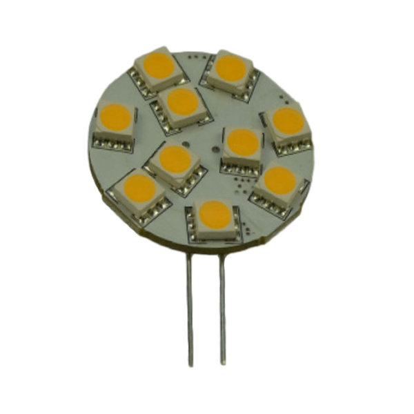 LED Plättchen G4 Ø 30mm 1,7W 160lm 3000K Warmweiß 10-30V DC/ 10-18V AC 15mm Pins Dimmbar