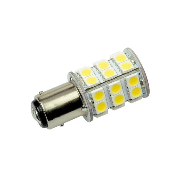 LED Lampe Bay15d 3W 370lm 6500K Kaltweiß 10-30V DC 10-18V AC Dimmbar