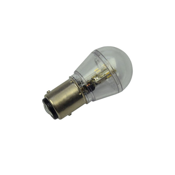 LED Lampe Bay15d 0,7W 60lm 3000K Warmweiß 10-30V DC 10-18V AC Dimmbar