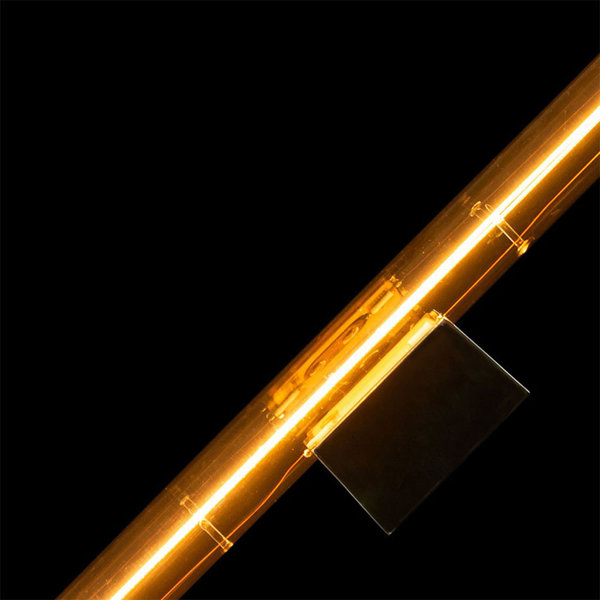 goldene Segula LED Linienlampe S14d 500 mm 8W 430lm 1.900K Warmweiß Dimmbar