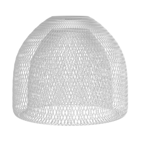 Lampenschirmkäfig Ghostbell XL (E27) aus Metall in Weiß