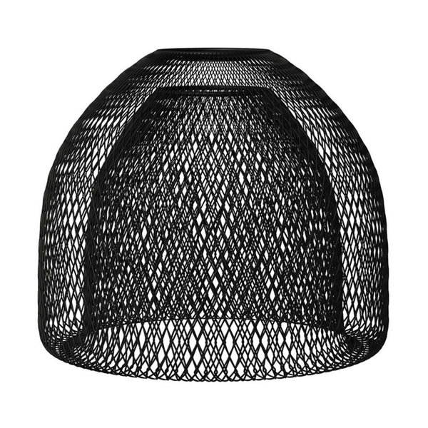 Lampenschirmkäfig Ghostbell XL (E27) aus Metall in Schwarz
