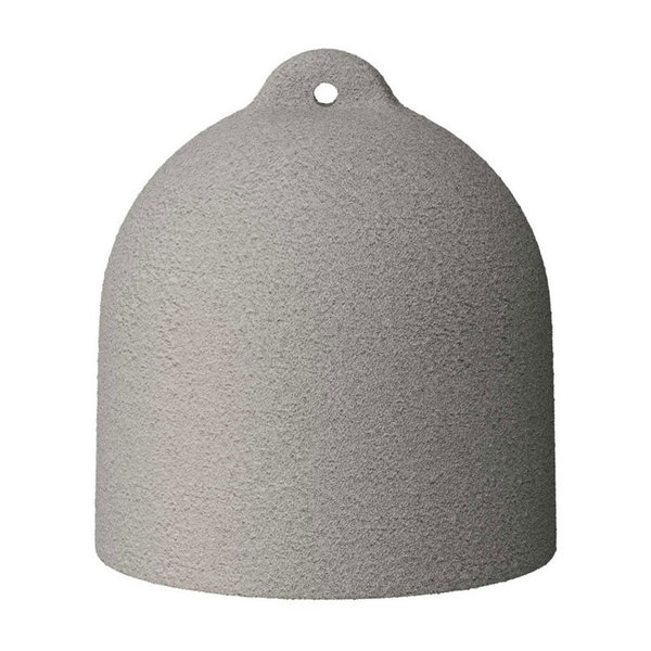 Glockenförmiger Lampenschirm M aus Keramik, Zement Effekt