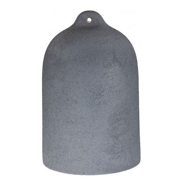 Glockenförmiger Lampenschirm XL aus Keramik, Zement Effekt
