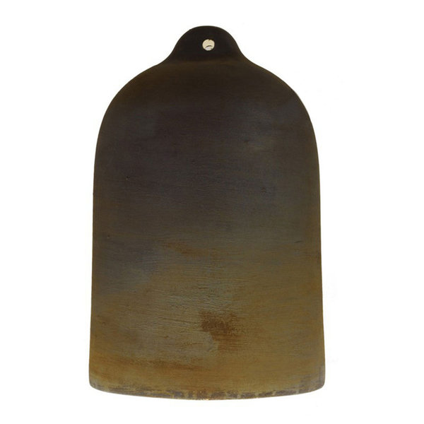 Glockenförmiger Lampenschirm XL aus Keramik, Corten Effekt
