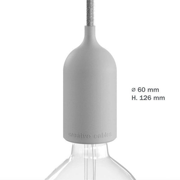 EIVA Pastell Lampenfassungs-Kit aus Silikon IP65 Außenbereich Outdoor Senf