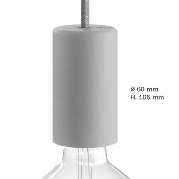 EIVA Elegant Lampenfassungs-Kit aus Silikon IP65 Außenbereich Outdoor Weiß
