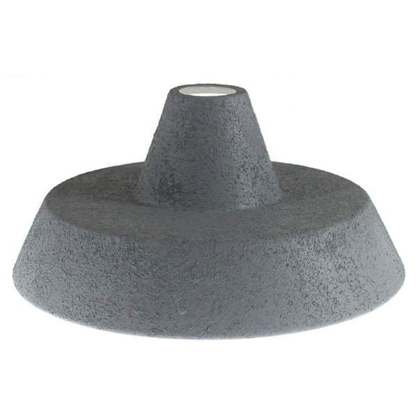 Industrie-Lampenschirm aus Keramik zum Aufhängen, Zement Effekt/Weiß