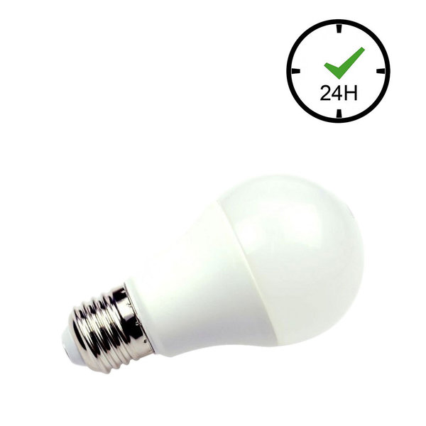 DC kompatible LED Lampe E27 8W 810lm 3000K 85-265V AC 60-269V DC 24h