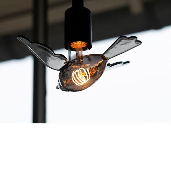 Bailey LED Fadenlampe E27 schwarzer Vogel 4W 100lm 822 2200K Warmweiß Dimmbar