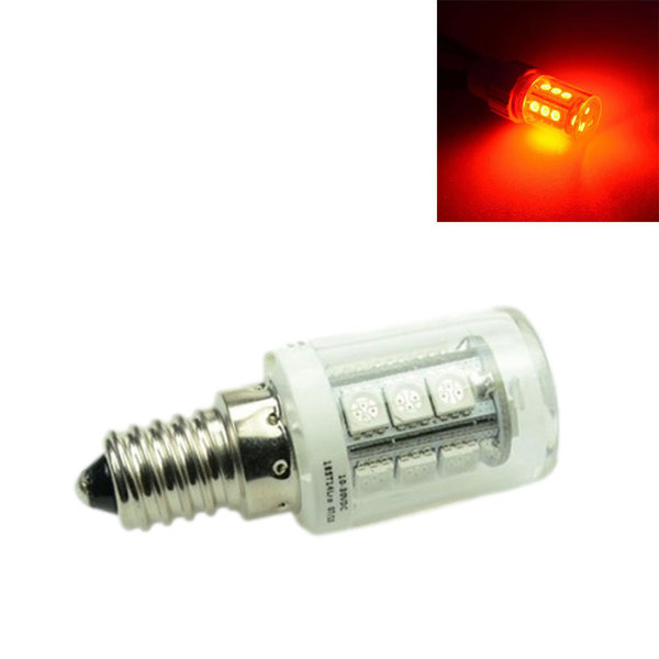 LED Leuchtmittel E14 2,2W 70lm 10-30V DC/10-18V AC Rot