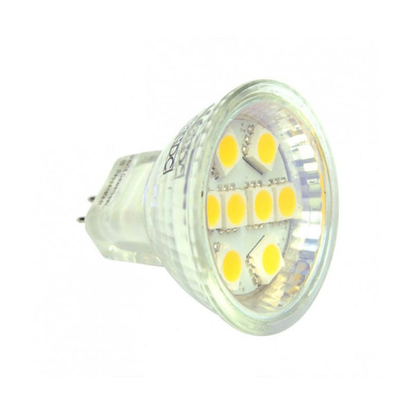 GU4 LED Stiftsockellampe MR11 Spot 125° Ø 35mm 1,3W 120lm 4000K 10-30V DC 10-18V AC Dimmbar