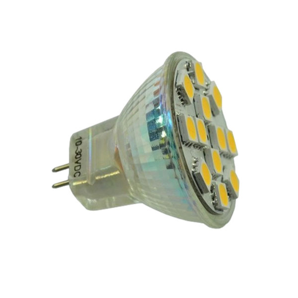 GU4 LED Stiftsockellampe MR11 Spot 125° Ø 35mm 2,3W 210lm 3000K 10-30V DC 10-18V AC Dimmbar