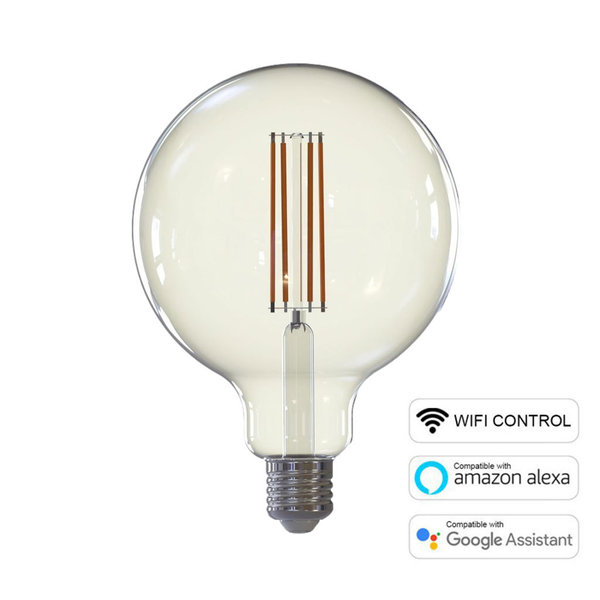 Smart WI-FI LED Filament G125 E27 7W 806lm 2700K Warmweiß 220-230V Dimmbar